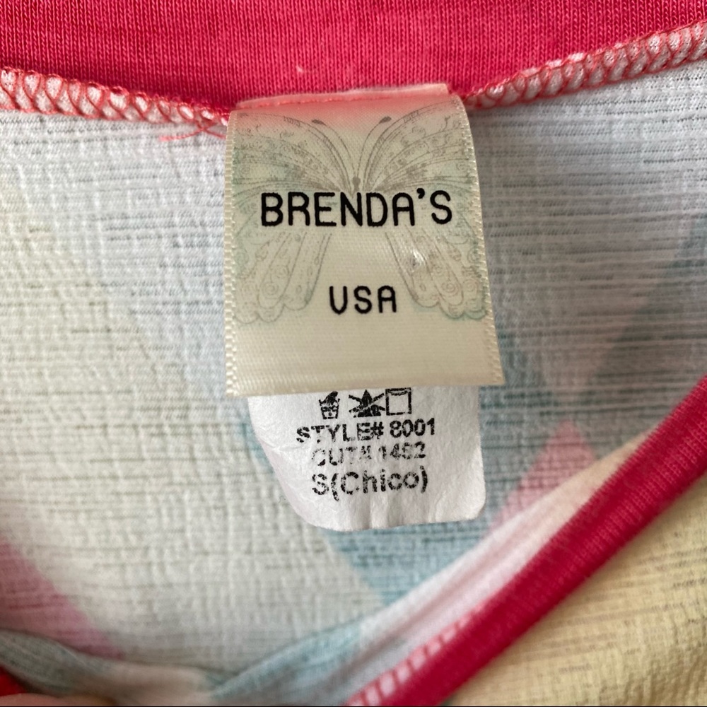 Brenda's Boutique 3/4 Sleeve Tunic Shirt Small - Picture 3 of 4